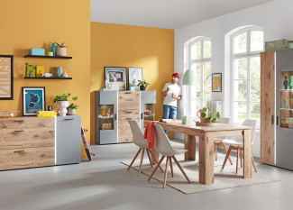 Esstisch LIV´IN Baveno in Nox Oak Nachbildung